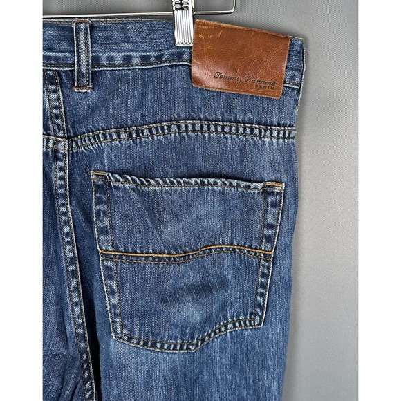 Tommy Bahama Classic Fit Men's Blue Medium Wash Straight Jeans Size 36X32 - Picture 10 of 11